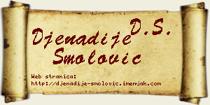 Đenadije Smolović vizit kartica
